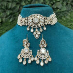 Moissanite Kundan Necklace Set