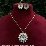 Designer Polki Kundan Stone Necklace Set
