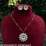 Designer Polki Kundan Stone Necklace Set